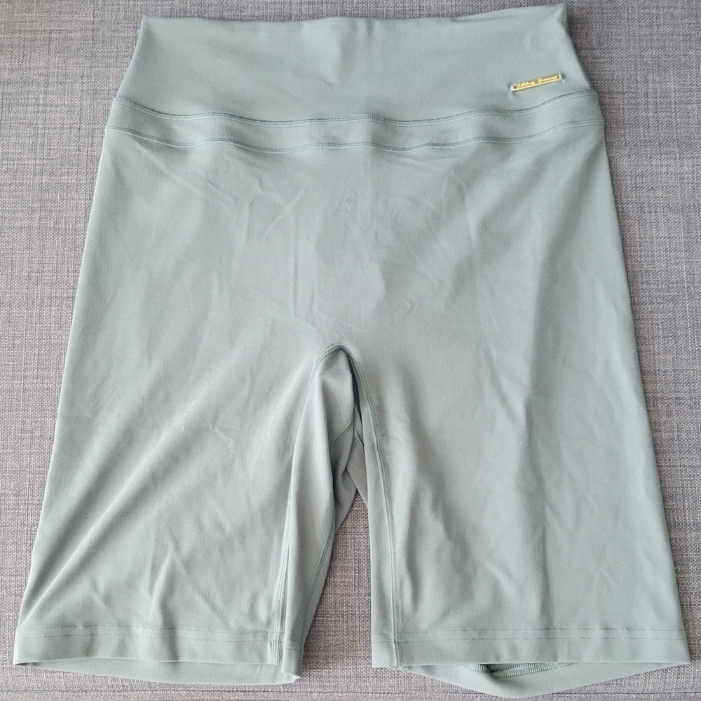 Whitney Simmons Gymshark v3 biker short eucalyptus